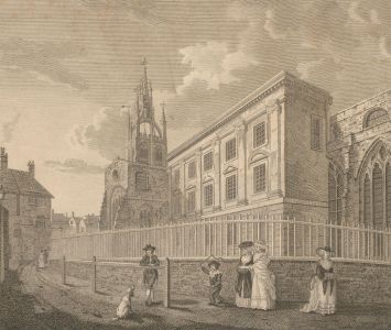 John Brand - 18th Century Etching, Church of St. Nicholas