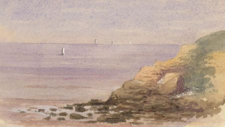 Margaret Forde Hancock - A Pair of 1883 Watercolours, At Clevedon