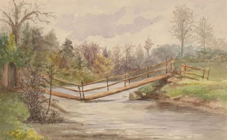 Margaret Forde Hancock - A Pair of 1877 Watercolours, In the Meadows