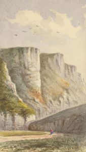 Margaret Forde Hancock - A Pair of Late 19th Century Watercolours, Cliff Studies