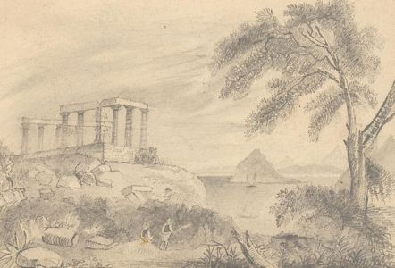 Margaret Forde Hancock - A Pair of Late 19th C. Graphite Drawings, Seascapes