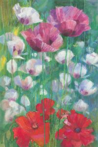 John Ivor Stewart PPPS (1936-2018) - Contemporary Pastel, Flower Field