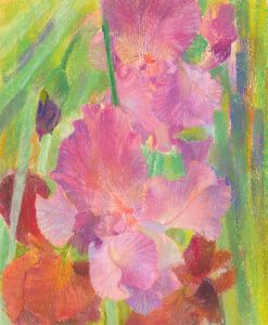 John Ivor Stewart PPPS (1936-2018) - Pastel, Vibrant Floral Composition