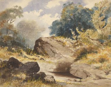 P.W.N.G. - A Pair of Late 19th Century Watercolours, Autumnal Landscape Study