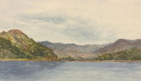 P.W.N.G - A Set of Three Late 19th Century Watercolour, Loch Riddon