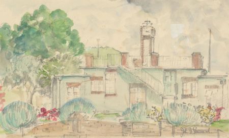 John Ivor Stewart PPPS (1936-2018) - Mid 20th Century Watercolour, Street Scene