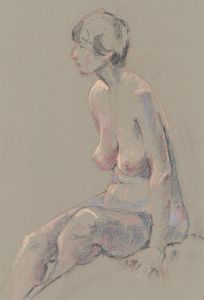 Ann Matthews - 20th Century Pastel, Nude, Pinks and Blues