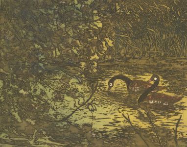 Margaret Estelle Zelda Levinson - 20th Century Aquatint, In Dappled Waters
