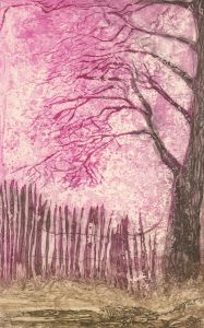 Margaret Estelle Zelda Levinson - 20th Century Etching, The Cherry Orchard