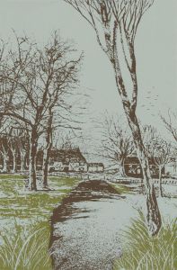 Margaret Estelle Zelda Levinson - 20th Century Silkscreen, Early Morning Frost