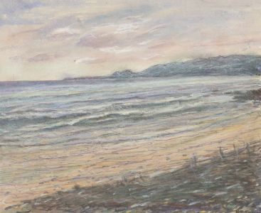 Henry E. Foster (1921-2010) - 1970 Pen and Ink Drawing, Morecambe Bay
