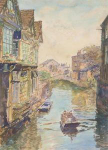 Henry E. Foster (1921-2010) - 1968 Watercolour, Old Weavers House, Canterbury
