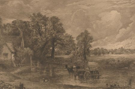 After John Constable (1776-1837) - Late 19th Century Etching, The Hay Wain