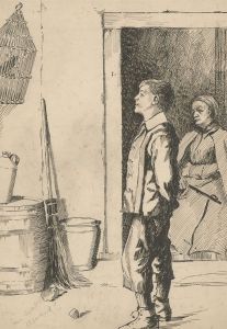 Stanley Ashton - Signed Early 20th Century Pen and Ink Drawing, The Song