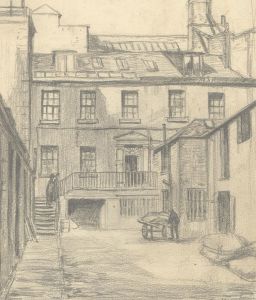 Tom Maxwell (1874-1937) - Early 20th Century Graphite Drawing, Trongate, Glasgow