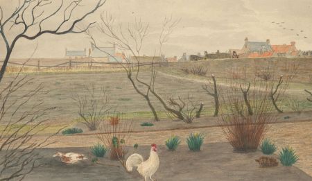 Attrib. William Andrews Nesfield (1793-1881) - 1836 Watercolour, Bamborough