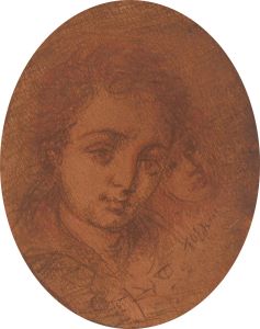 A Pair of Mid 20th Century Pastel - Male and Female Portrait Studies