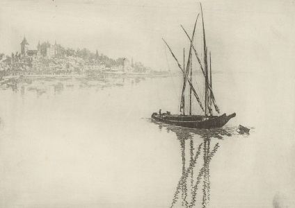Three 20th Century Etchings - Street Scenes II