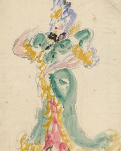 Vera Cuningham (1897-1955) - Mid 20th Century Gouache, Phrynette Act. II