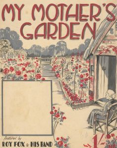 Malcolm Rogers - Mid 20th Century Pen and Ink Drawing, My Mother's Garden