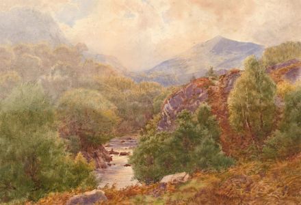 James Whaite (fl. 1881-1916) - Late 19th Century Watercolour, Highland Scene