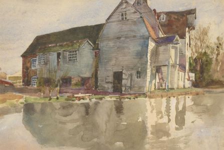 J. Harrer - 1894 Watercolour, Farm House