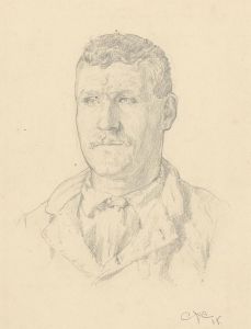 Cecil Cross - Set of Three 1918 Graphite Drawings, Three Gentlemen