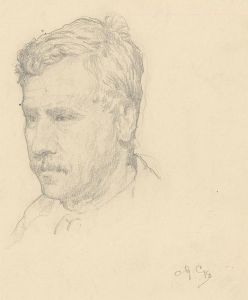 Cecil Cross - Set of Three 1918 Graphite Drawings, Three Gentlemen II