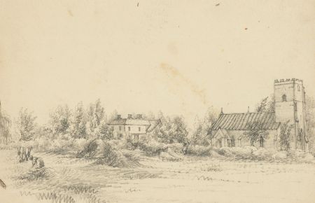 Set of Nine Late 19th Century Graphite Drawings - Landscape Studies