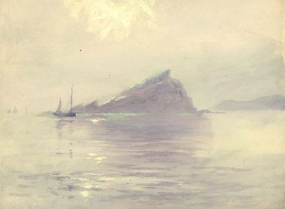 Charles Edward Hannaford RBA (1863-1955) - Watercolour, Winter Seas
