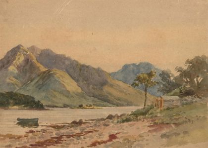 Charles Edward Hannaford RBA (1863-1955) - Watercolour, Pebble Beach