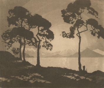 Freda Violet Lingstrom OBE (1893-1989) - Early 20th Century Aquatint, Sunset