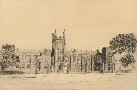 Andrew Watson Turnbull (1874-1957) - 1929 Etching, Queen's College.Belfast