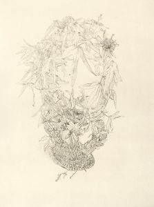 Gillian Whaite (1934-2012) - Signed 20th Century Etching, Flower Arrangement I