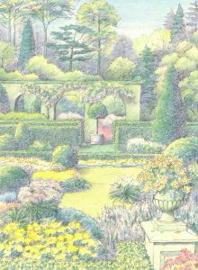 Arthur Byrne (b.1946) - Signed Contemporary Lithograph, English Garden I