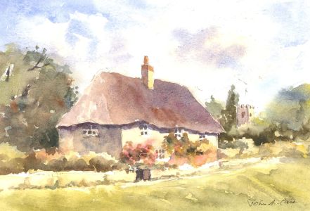 John A. Case - 20th Century Watercolour, English Villages