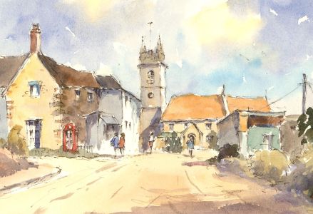 John A. Case - 20th Century Watercolour, Watercolour Tour Of England