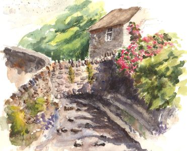 John A. Case - 20th Century Watercolour, Alderman Proctor's Drinking Fountain