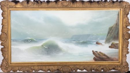 A. Groking - Early 20th Century Pastel, On the Cornish Coast