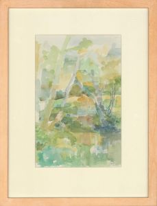 Jeanne Dodd - Contemporary Watercolour, Trees in a Landscape