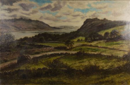 Albert Gritts - Large Late 19th Century Oil, Rolling Hillsides