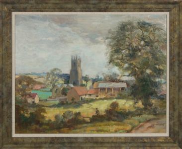 Rundell - 20th Century Oil, A Church In Early Spring