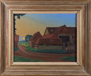 H. Gaster - Mid 20th Century Oil, Early Summer Morning