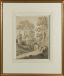 18th Century Watercolour - Archway In The Woods