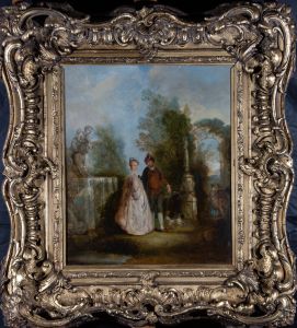 Henry Adams (1794-1868) attrib.  - Mid 19th Century Oil, An Elegant Couple