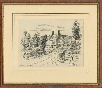 E. L. Grassby - Mid 20th Century Pen and Ink Drawing, Bockhampton