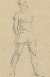 Gloria Jarvis (1925-2014) - Mid 20th Century Graphite Drawing