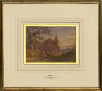 Henry Martin Pope - Farmhouse at Dusk