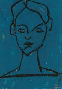 Ben Carrivick - Set of Three Contemporary Oils, Vibrant Naive Portraits