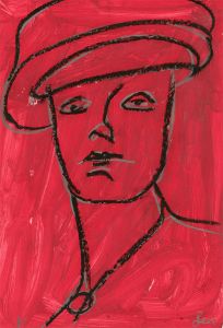 Ben Carrivick - Set of Three Contemporary Oils, Men in Hats III